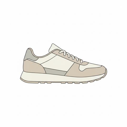 Minimal illustration of a sneaker shoe